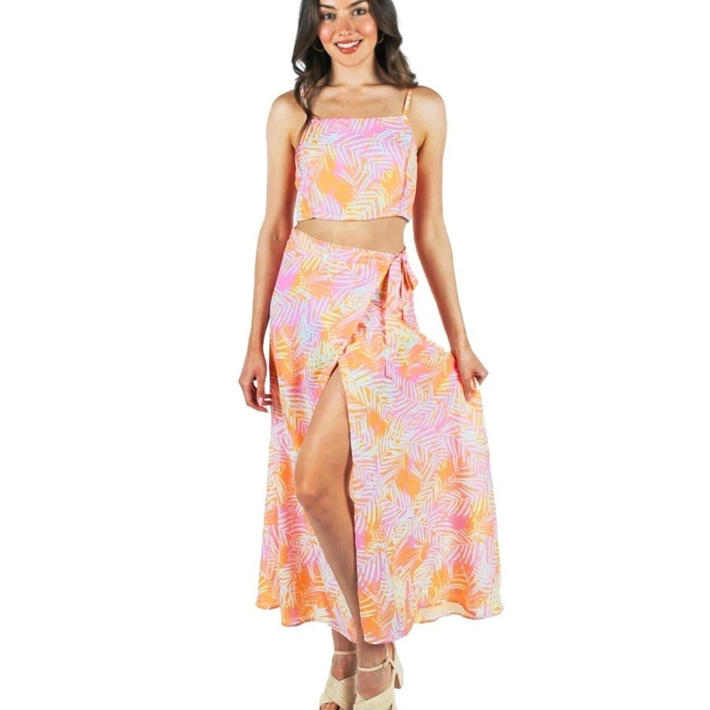 TIPSYELVES 
LUSH LEMONADE 2-PIECE MAXI DRESS SZ XL - Picture 4 of 10